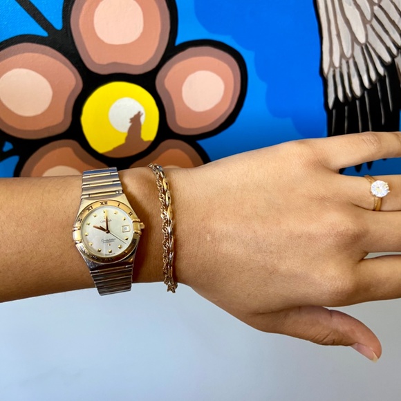 Luxury Omega Constellation Automatic My Choice Two Tone Womens Watch - Picture 3 of 7